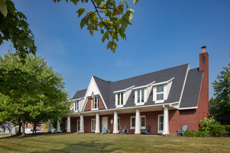 Completed exterior of the Jackson House